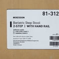 thumbnail image 4 of McKesson Step Stool with Hand Rail - Two-Step, Steel Frame, 600 lbs Capacity, 1 Ct, 4 of 5