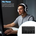 thumbnail image 3 of sweethay Amplificador de auriculares Control de volumen de escenario de bajo ruido de 4 canales Sistemas de cine en casa Reino Unido enchufe, 3 of 6