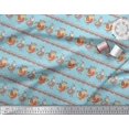 thumbnail image 2 of Soimoi Poly Georgette Fabric Circle & Bird Kids Print Sewing Fabric Yard 42 Inch Wide, 2 of 3