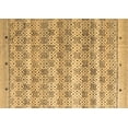 thumbnail image 1 of Ahgly Company Indoor Rectangle Abstract Brown Modern Area Rugs, 5' x 8', 1 of 4