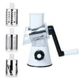thumbnail image 3 of 3-in-1 Multifunctional Vegetable Cutter | Hand Operated Roller Slicer & Grater | Stainless Steel Blades | Potato Shredder for Kitchen | Easy to Clean & Safe Design, 3 of 7