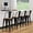 Black, variant on Andeworld Stacking High Back Bar Stools, White (Set of 4)