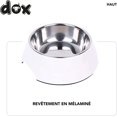 thumbnail image 4 of Comedero Antideslizante para Perros - Comedero para Gatos - Comedero para Perros de Acero Inoxidable y Melamina - para Perros Grandes y Pequeños - Blanco, 350 ML - Varios Colores y Tamaños Disponibles, 4 of 5