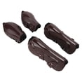thumbnail image 4 of Botas de tendón de caballo de 4 piezas, botas de pata de caballo delanteras y traseras gruesas ajustables para uso diario, conjunto marrón XL, 4 of 12