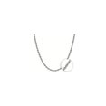 thumbnail image 1 of Collar de cadena de plata italiana 925 con diseño de tourbillon, 60 cm, 1 of 4