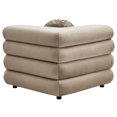 thumbnail image 6 of Modular Lounge Corner Chair, Tufted, Brown, Velvet, Living Room Lounge Cafe Lobby Hospitality Restaurant, Modern Contemporary, HB37189, 6 of 10