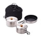 thumbnail image 5 of Juego de utensilios de cocina para acampar, ollas y sartenes para acampar con mango plegable, equipo de cocina para exteriores, juego de utensilios de, 5 of 9