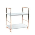 thumbnail image 1 of Estante de almacenamiento de plástico Estante de cocina ajustable Estante organizador de almacenamiento de baño Estante cuadrado de 2 capas Methold HA002270-02, 1 of 6