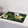thumbnail image 2 of Cauagu Dish Drying Mat,24*18 inch Absorbent Dish Drainer Kitchen Counter,Dish Drying Pad for Countertops,Sinks,Draining Racks( Fresh Avocados), 2 of 8