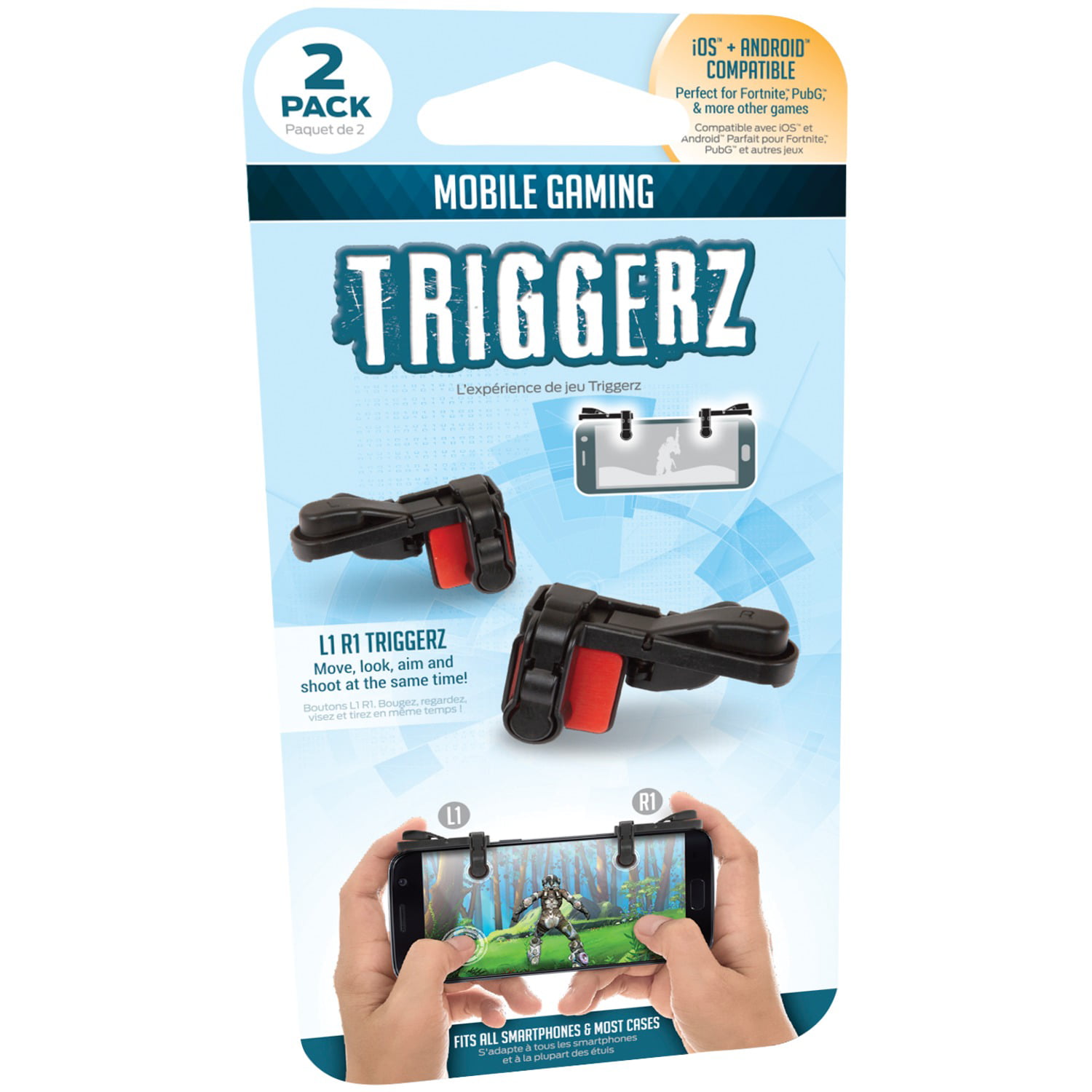 L1 R1 Triggers for Mobile Gaming