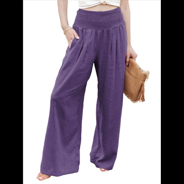 Pantalones Palazzo de para Mujer L