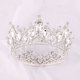 thumbnail image 4 of Nvzi Tiara para novia, diadema de princesa, corona nupcial, joyería para el cabello con diamantes de imitación de cristal, decoración para cumpleaños, graduación, fiesta de disfraces (verde), 4 of 4