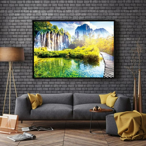 Cuadros Decorativos 5D bricolaje completo taladro diamante pintura fantasía vista punto de cruz bordado Kit Sywqhk Nuevos Originales