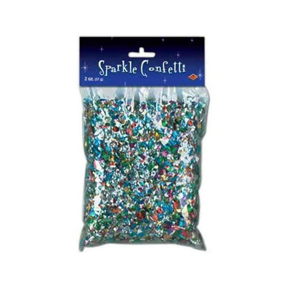 Beistle -  Sparkle Confetti - Multi-Color - Pack of 50 - High-Quality Party Decor