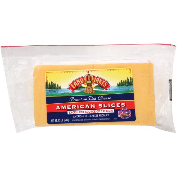 Land O Lakes Deli Sliced Yellow American Cheese, 1.5 lb.