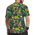 thumbnail image 2 of Wukai Cute Tribal Leopards Print Men's Short-Sleeved Mesh T-Shirt,Quick-Dry Short Sleeve Workout T-Shirt-XX-Large, 2 of 8