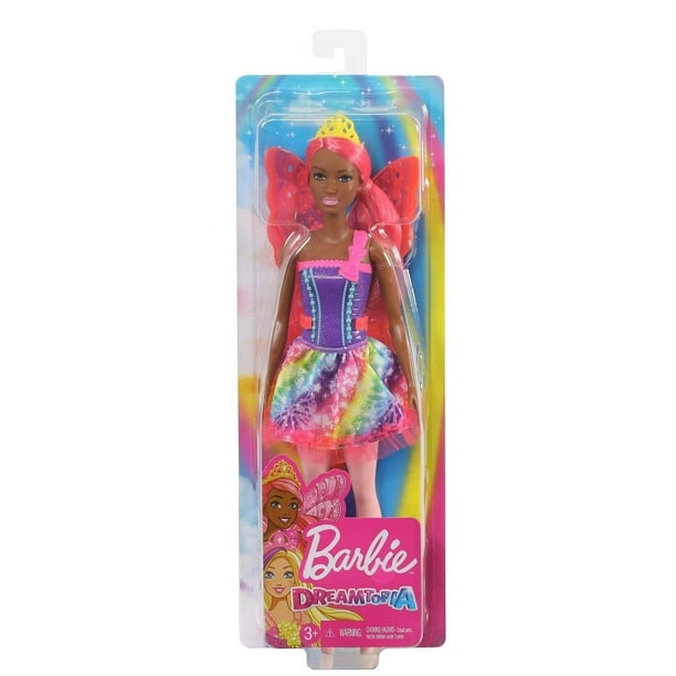 Muñeca Barbie Dreamtopia Hada Corona Amarilla Bodega Aurrera en