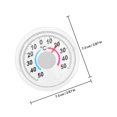 thumbnail image 2 of Raindrops 1Set Outdoor Thermometer Window Temperature Measuring Tool in Transparent Plastic for All Ages Use, 2 of 8