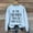 Sky Blue, variant on Up To 50% Off Black Sweatshirt Women If I'm Too Much Then Go Find Less Women's Letter Print Crew Neck Long Sleeve Sweatshirt