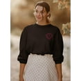 thumbnail image 2 of A Bright Heart Sweatshirt Women -Smartprints Designs, Female Large, 2 of 4