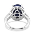 thumbnail image 7 of Lapis Lazuli Ring for Women 925 Sterling Silver Rings Statement Jewelry Ctw 5.5 Birthday Christmas Gifts for Women Size 6, 7 of 7