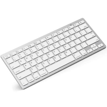 Slim Wireless Keyboard, Ergonomic Design,made of Durable ABS Material,for Windows, XP, Mac OS, Vista, Linux and , IOS System.