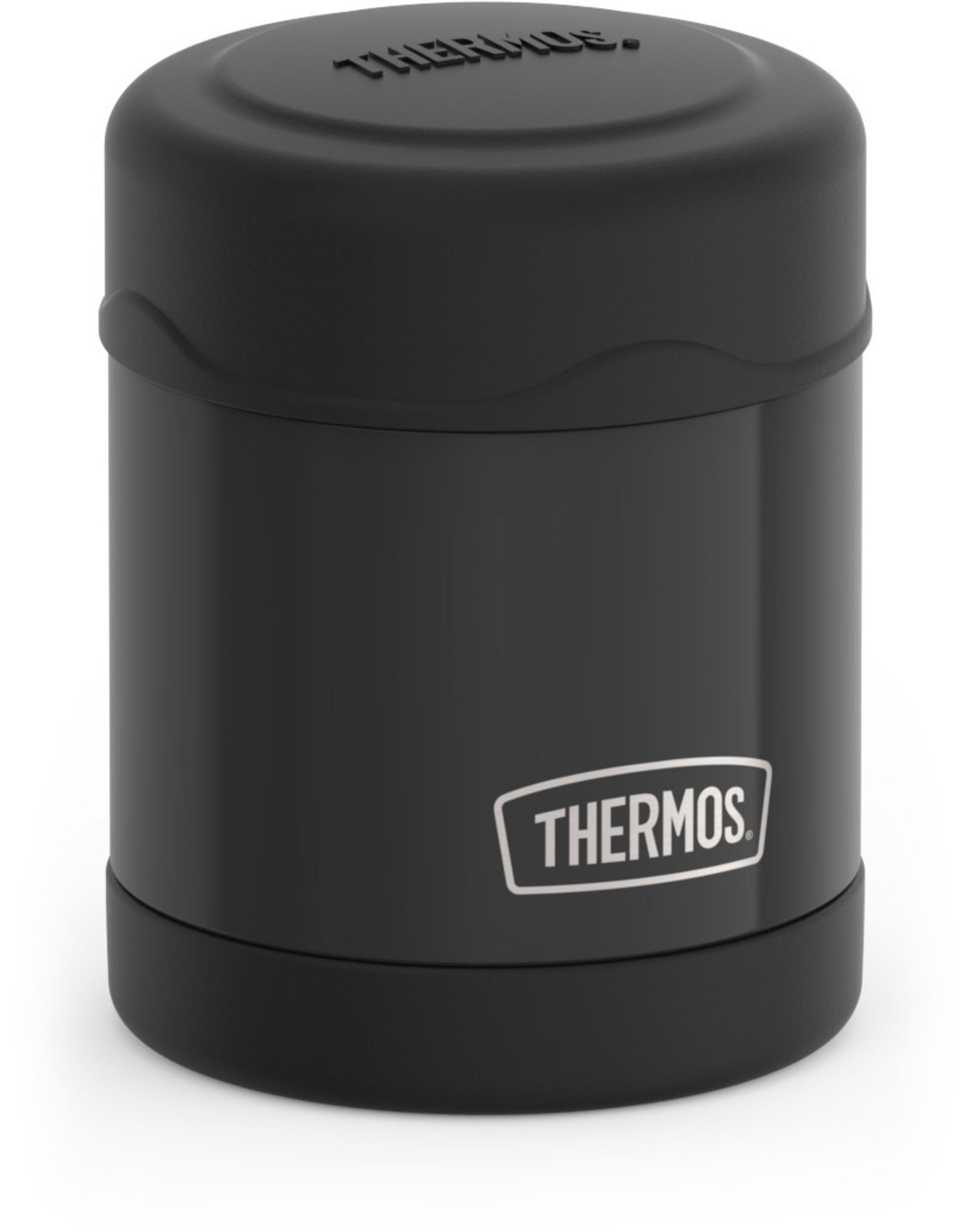 Thermos Vac Ins 10 oz Food Jar w/Spoon, Charcoal F3100CH6