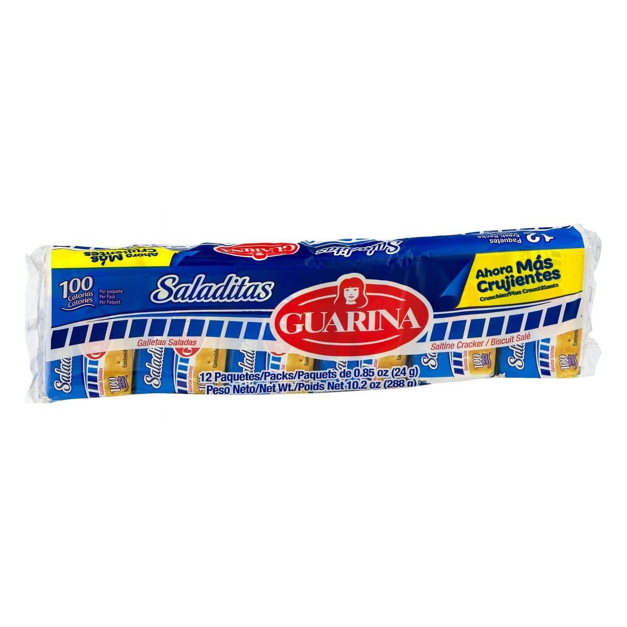 Galletas Saladas Guarina - 12 Packs of 0.85 Oz Saltine Crackers 3 pack