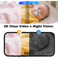 thumbnail image 6 of MUSICOZY Mini Camera, Nanny Cam for Home Security, Portable 2K Wireless WiFi Camera with Free Cloud & No WiFi Needed, SD Storage,Motion Detection & Night Vision Camera for Nanny/Baby Monitor/Pet, 6 of 8