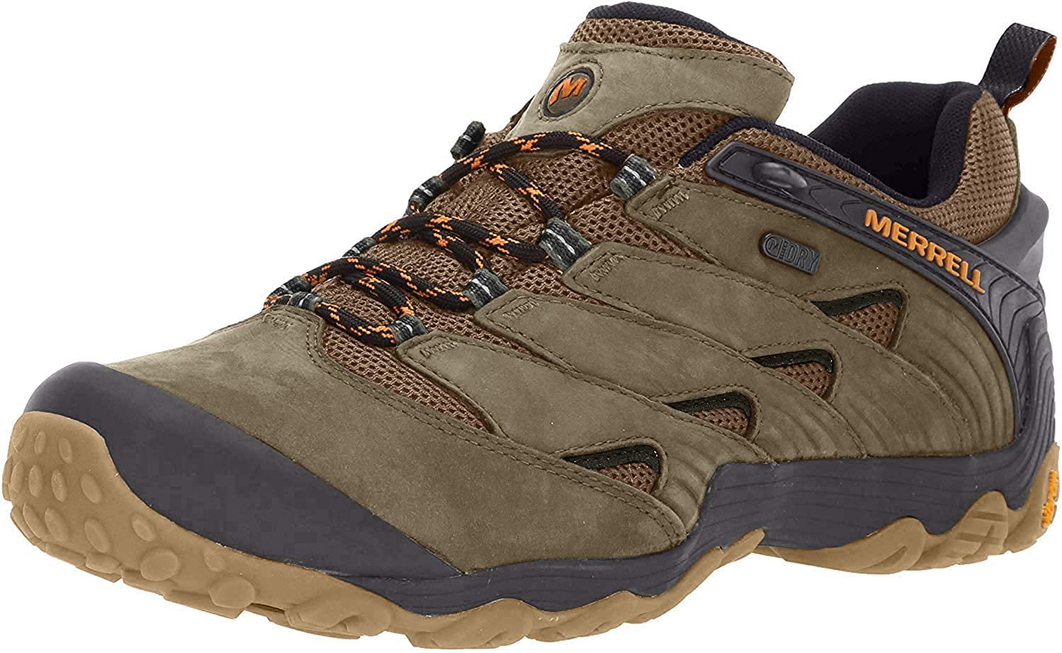 merrell men's chameleon 7 waterproof hiking shoe