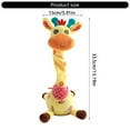 thumbnail image 5 of Yokua Soft Plush Giraffe Toy Dances To Music Perfect For Toddlers Birthday Gift, 5 of 14