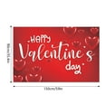thumbnail image 2 of Party Decor Clearance! Valentine's Day Banner Happy Valentine's Day Background Cloth Banner Valentine's Day Party Flag Decoration Articles 90*150Cm/35.4*59In Valentines Day Decorations 1X Banner, 2 of 8