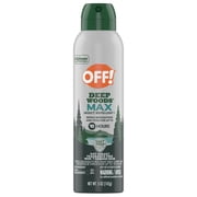 OFF! Deep Woods® Max Mosquito & Tick Aerosol Spray with 20% Picaridin, 5 oz