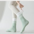 thumbnail image 5 of Women's 2-Pair Set Gradient Mid-Calf Grip Socks with Soft Seamless Toe and Anti-Slip Bottom for Yoga or Sneakers - 2 pairs-B, 5 of 7