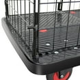 thumbnail image 3 of Folding Cart, Hand Truck With Removable 330 Lbs Capacity Portable MovingCart, Multipurpose Grocery Cart For Household Industrial Moving, 3 of 5