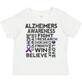 thumbnail image 3 of Inktastic Alzheimers Disease Awareness Month Ribbon Boys or Girls Toddler T-Shirt, 3 of 5