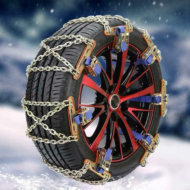 Cadena De Emergencia Con Cable Antideslizante - Cinturón De Seguridad Para Neumáticos Cadenas Para Neumáticos De Nieve Para Automóviles, Camiones, SUV, Antideslizantes, 1 Pieza. Afortunado Sencillez
