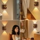 thumbnail image 5 of CaiYueKe Owl Wall Night Light with Motion Sensor - Rechargeable Magnetic LED Lamp Dimmable Cordless for Bedroom Hallway Closet Stairs, Automatic Wireless Nightlight, 5 of 7
