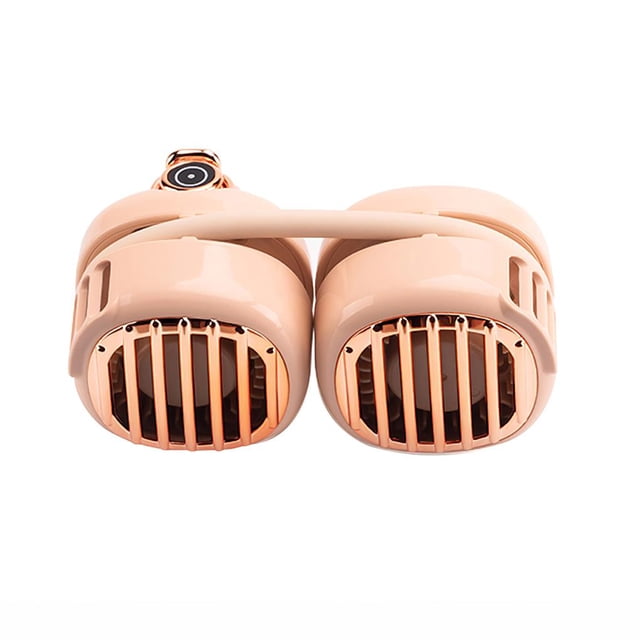 Ventilador De Cuello Ultraligero Plegable De 360 Grados 4 Niveles De Viento Ventilador Silencioso 1800 Mah Ventilador De Enfriamiento Portátil Retro Manos Libres Recargable Para Deportes Vogacara HA022520-00