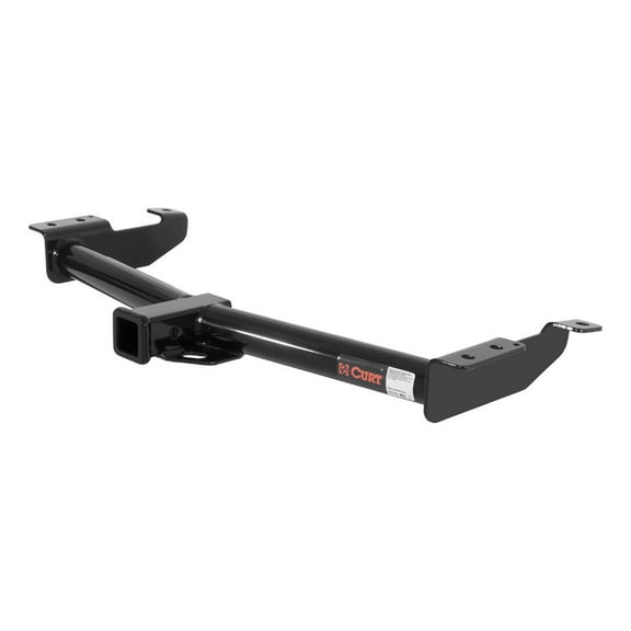 CURT Class 3 Trailer Hitch, 6000 LBS GTW, 600 LBS TW, Custom Fit for ford E-Series, Dual Coated, 2"x2"