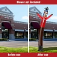 thumbnail image 5 of Moose Inflatable Tube Man Wacky Wavy Dancing Guy for Outdoor Decoration Advertising Business Promotion - Christmas Theme (Blower Not Included), 5 of 7