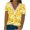 Yellow womens sets, variant on Wenini Womens Summer Tops 2023 Gradient Floral Print Fancy Lace Tops Tees Blouses Summer Tops Hawaiian Fashion Loose Short Sleeve V-Neck T-Shirt White xxl