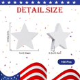 thumbnail image 2 of 100pcs 1" Wooden Stars for Crafts Small White Unfinished Blank Wood Star Cutouts Ornaments Pieces Slices for Flags Making Art Craft Decor DIY Crafts Wedding Party Crafting, 2 of 6