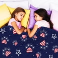 thumbnail image 4 of Flannel Fleece Throw Blanket, Soft Large Throw Blanket, Lightweight Cozy Plush Throw Blanket Fit Sofa Bed, 50"x60", Dog Paws, 4 of 7