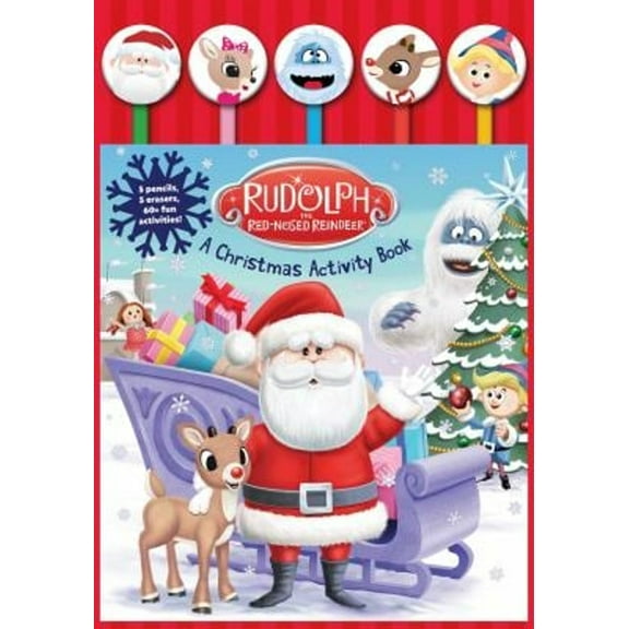 Pre-Owned Rudolph the Red-Nosed Reindeer Pencil Toppers (Paperback) 9781684123797