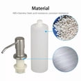 thumbnail image 4 of Stainless Steel Soap Dispenser Kitchen Sink Hands Bath Liquid Pump Bottle 300Ml, 4 of 6