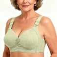 thumbnail image 3 of Gytharion Women's Plus Size Wireless Bras Push Up Lifting Anti-sagging Beauty Back Underwear Bras Wide Adjustable Straps Side Support Everyday Bras for Middle-aged Moms, 3 of 8