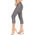 thumbnail image 2 of Women's Casual Comfy Slim Pocket Jeggings Jeans Capri Pants, 2 of 6