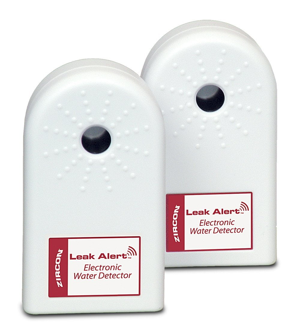 Leak Alert Electronic Water Detectors Bonus Pack, Batteries Not Included, 2-Pack, Loud... by