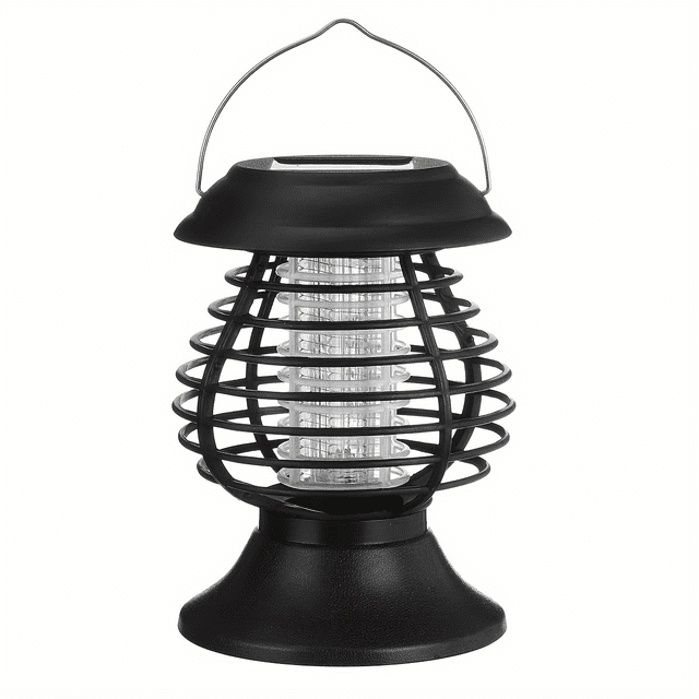 1pc Solar Bug Zapper, Outdoor Flying Insect Killer, Hang Or Stake In The Ground, Cordless Garden Lamp, Best Stinger For Mosquitoes/Moths/Flies